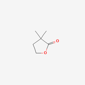 Chemical structure of α,α-Dimethyl-γ-butyrolactone