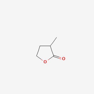 Chemical structure of α-Methyl-γ-butyrolactone