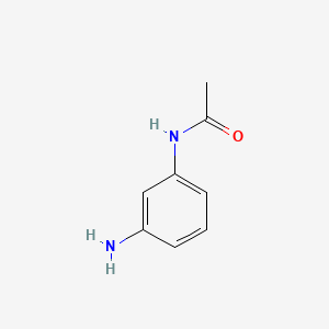 Chemical structure of 3'-Aminoacetanilide