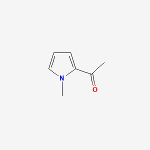 Chemical structure of 2-Acetyl-1-methylpyrrole