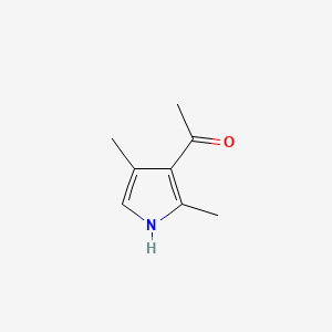 Chemical structure of 3-Acetyl-2,4-dimethylpyrrole