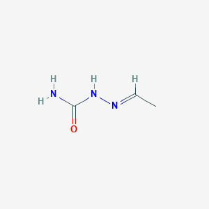 Chemical structure of Acetaldehyde Semicarbazone