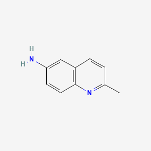 Chemical structure of 2-Methylquinolin-6-amine
