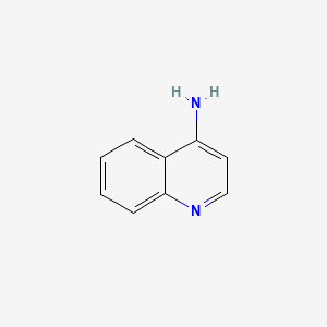 Chemical structure of 4-Aminoquinoline