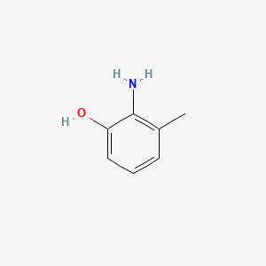 Chemical structure of 2-Amino-m-cresol