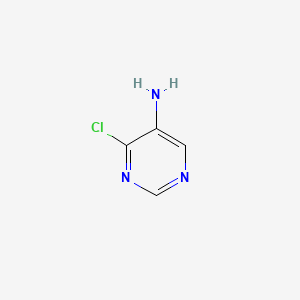 Chemical structure of 5-Amino-4-chloropyrimidine