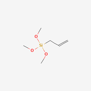 Chemical structure of Allyltrimethoxysilane