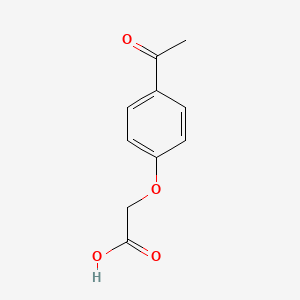 Chemical structure of (4-Acetylphenoxy)acetic Acid