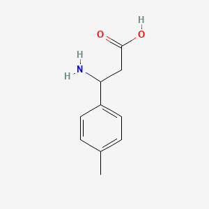 Chemical structure of 3-Amino-3-(p-tolyl)propionic Acid