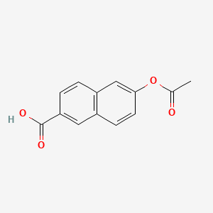 Chemical structure of 6-Acetoxy-2-naphthoic Acid