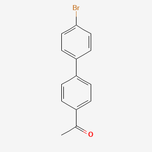 Chemical structure of 4-Acetyl-4'-bromobiphenyl