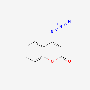 Chemical structure of 4-Azidocoumarin