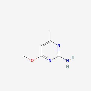 Chemical structure of 4-Methoxy-6-methylpyrimidin-2-amine