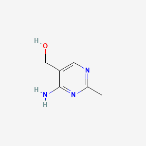 Chemical structure of 4-Amino-2-methyl-5-pyrimidinemethanol