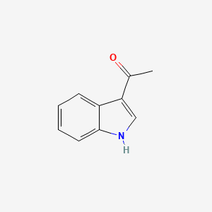 Chemical structure of 3-Acetylindole