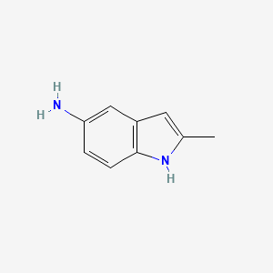 Chemical structure of 5-Amino-2-methylindole