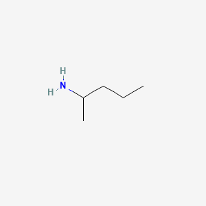 Chemical structure of 2-Aminopentane