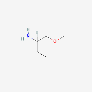 Chemical structure of 2-Amino-1-methoxybutane