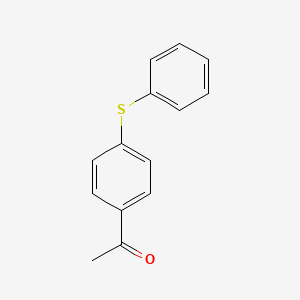 Chemical structure of 4-Acetyldiphenyl Sulfide