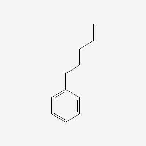 Chemical structure of Amylbenzene