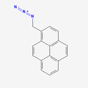 Chemical structure of 1-(Azidomethyl)pyrene