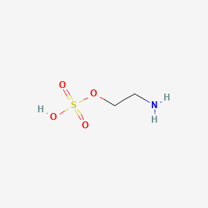 Chemical structure of 2-Aminoethyl Hydrogen Sulfate