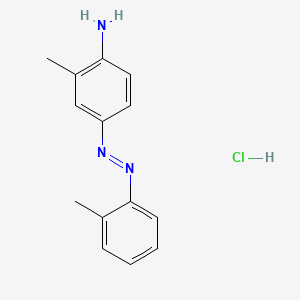 Chemical structure of 2-Aminoazotoluene Hydrochloride