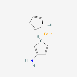 Chemical structure of Aminoferrocene