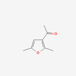 Chemical structure of 3-Acetyl-2,5-dimethylfuran