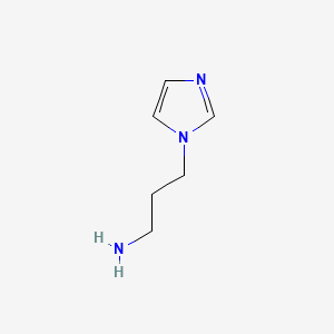 Chemical structure of 1-(3-Aminopropyl)imidazole