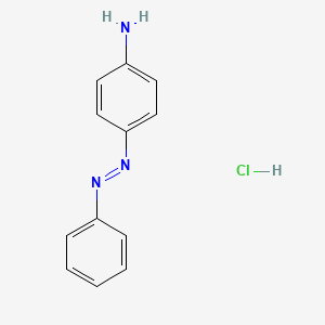 Chemical structure of 4-Aminoazobenzene Hydrochloride