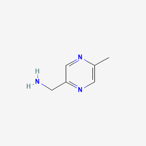 Chemical structure of 2-(Aminomethyl)-5-methylpyrazine