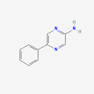Chemical structure of 2-Amino-5-phenylpyrazine