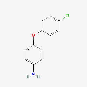 Chemical structure of 4-(4-Chlorophenoxy)aniline