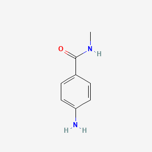 Chemical structure of 4-Amino-N-methylbenzamide