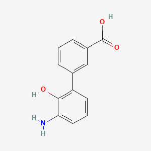 Chemical structure of 3'-Amino-2'-hydroxybiphenyl-3-carboxylic Acid