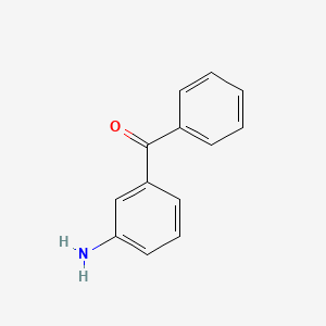 Chemical structure of 3-Aminobenzophenone