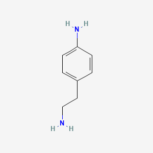 Chemical structure of 2-(4-Aminophenyl)ethylamine
