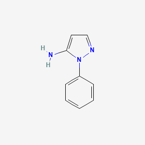 Chemical structure of 5-Amino-1-phenylpyrazole