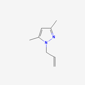 Chemical structure of 1-Allyl-3,5-dimethylpyrazole
