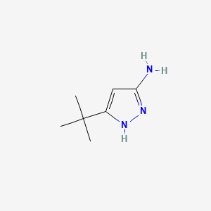 Chemical structure of 3-Amino-5-tert-butylpyrazole