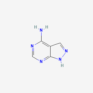 Chemical structure of 4-Aminopyrazolo[3,4-d]pyrimidine