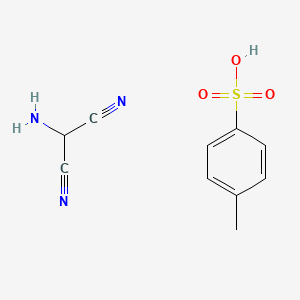 Chemical structure of Aminomalononitrile p-Toluenesulfonate