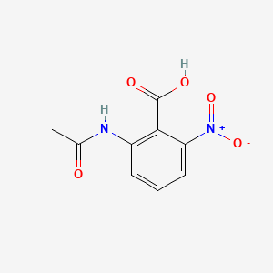 Chemical structure of 2-Acetamido-6-nitrobenzoic Acid