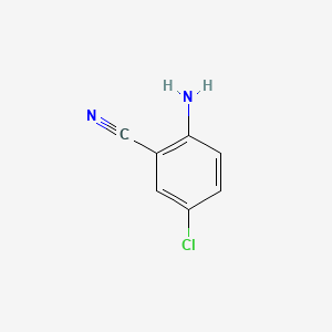 Chemical structure of 2-Amino-5-chlorobenzonitrile