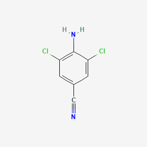 Chemical structure of 4-Amino-3,5-dichlorobenzonitrile