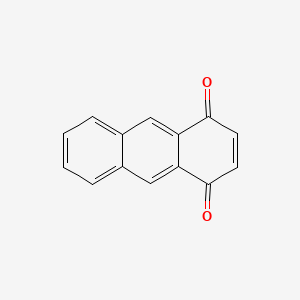 Chemical structure of 1,4-Anthraquinone