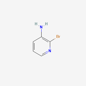 Chemical structure of 3-Amino-2-bromopyridine