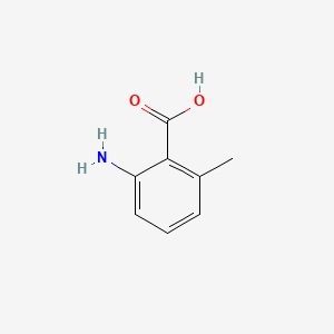 Chemical structure of 6-Methylanthranilic acid