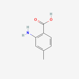 Chemical structure of 2-Amino-4-methylbenzoic Acid